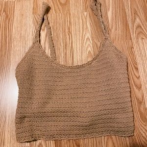 Aerie Summer nights cropped crotchet top